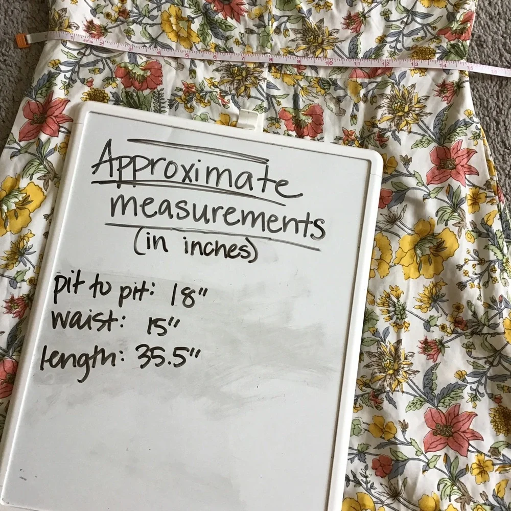 Short Sleeve Button Front V-neck Floral LOFT Dress - Picture 6 of 7